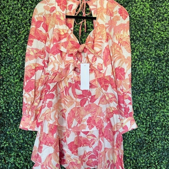 NWT Rebecca Vallance
Tropicale linen mini dress - Picture 8 of 12